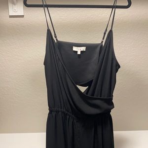Black cutout jumpsuit